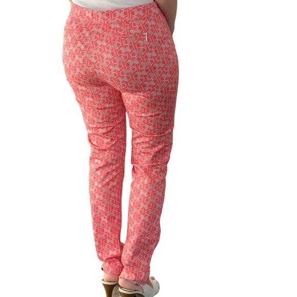 Tyler Boe Pink Print Pants, Size 6 - Picture 2 of 4